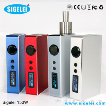 2015 New Ecig Sigelei 150W Box Mod Electronic Cigarette for Vaporizer